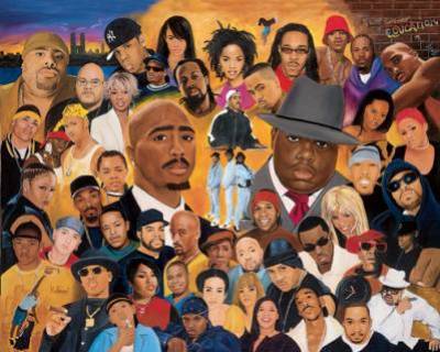 les starts du hip hop RNB